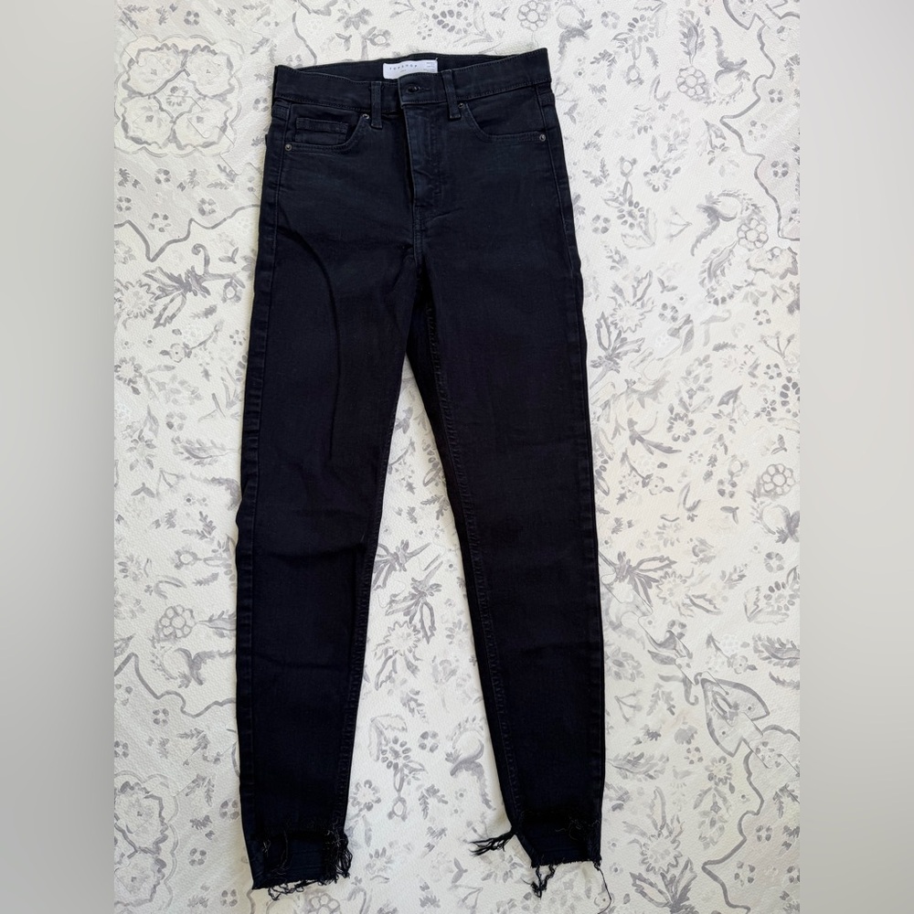 Topshop Jamie Black Skinny Jeans for Women